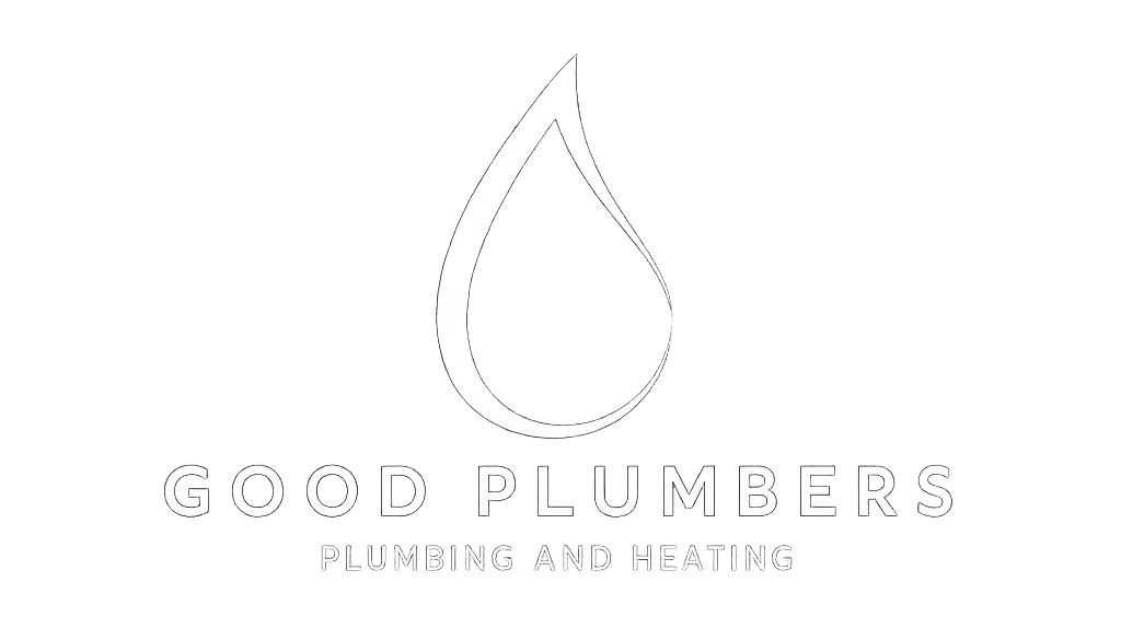 good plumbers logo white good plumbers logo white